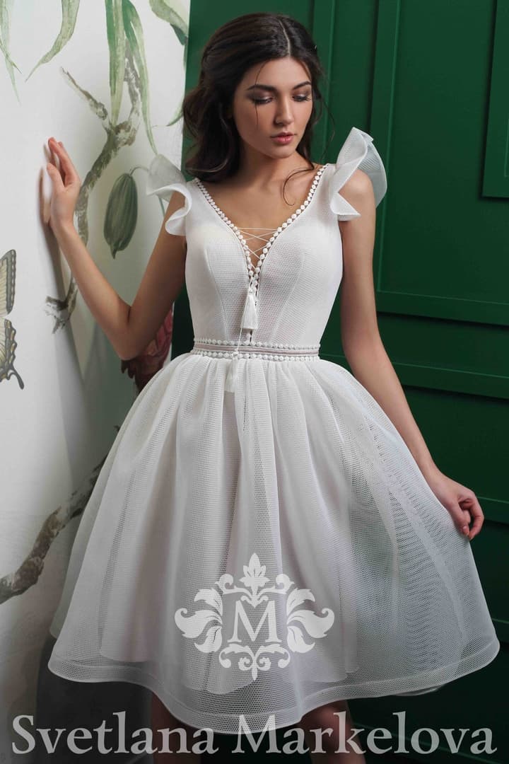 Свадебное платье Терри в длине макси от S. Markelova